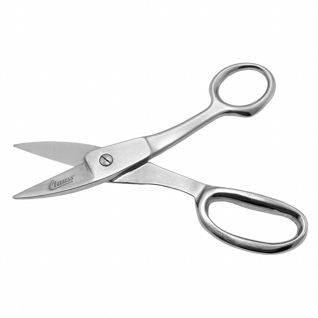 CLAUSS Shears: Right-Hand, 7 3/4 in Overall Lg, Serrated, Steel ...