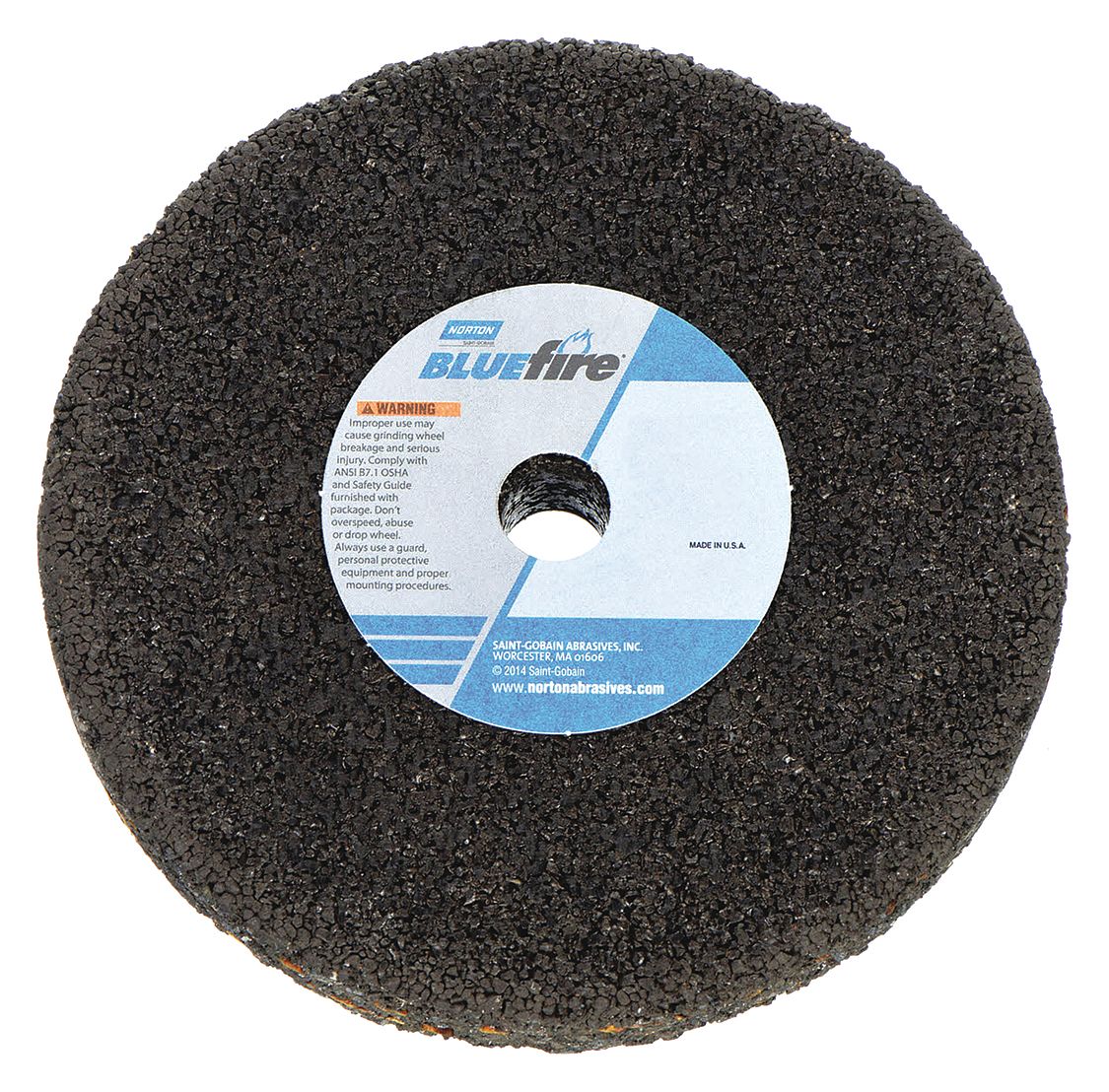 Straight Grinding Wheel: Type 1, 8" x 1" x 5/8", 4NZ16-QBS-X406