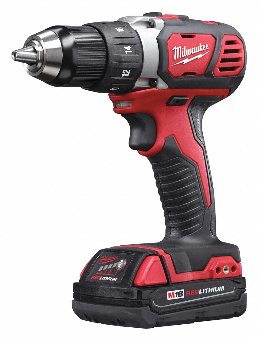 MILWAUKEE Taladro Inalámbrico M18™ 18.0V 1/2 - Taladros Inalámbricos -  28W806