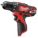 DRILL, CORDLESS, 12V, SUBCOMPACT, ⅜ IN CHUCK, KEYLESS, 275 IN-LB, 1500 RPM, PISTOL GRIP