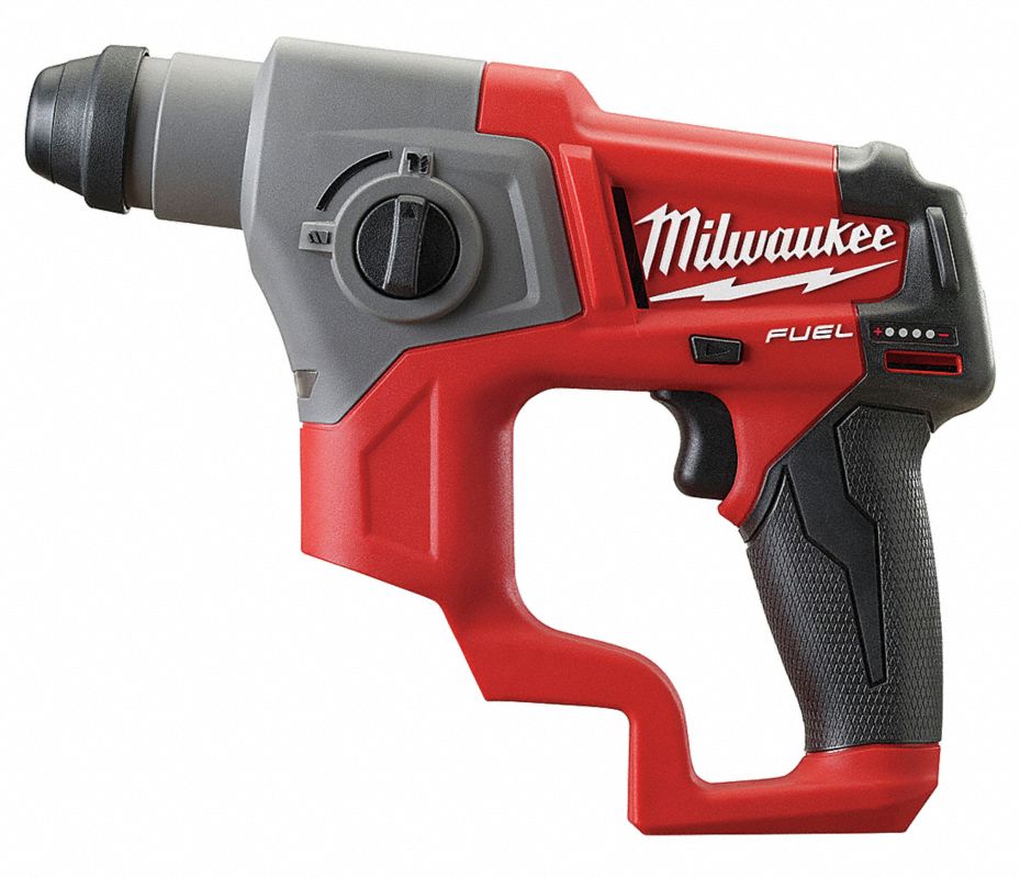 MILWAUKEE Rotomartillo, 12 Voltaje, 0 a 6200 Golpes por Minuto, Sólo