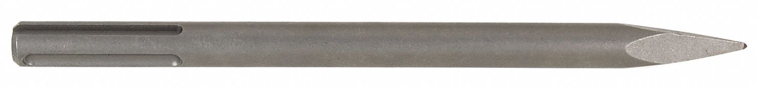 TRÉPAN TRANCHANT, TÊTE 23/32 PO LARG., 18 PO LONG, TIGE 23/32 PO DIA, SDS MAX, POINTE DE TAUREAU