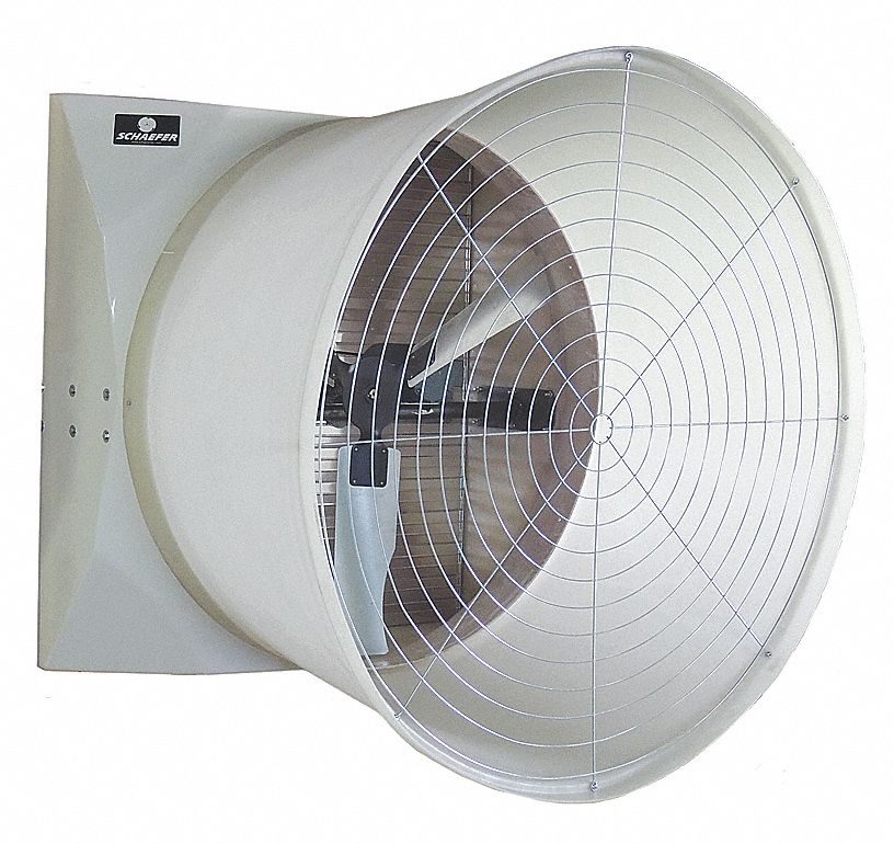 Agr ExhFn 57In Bl Galv Stl 115/230V