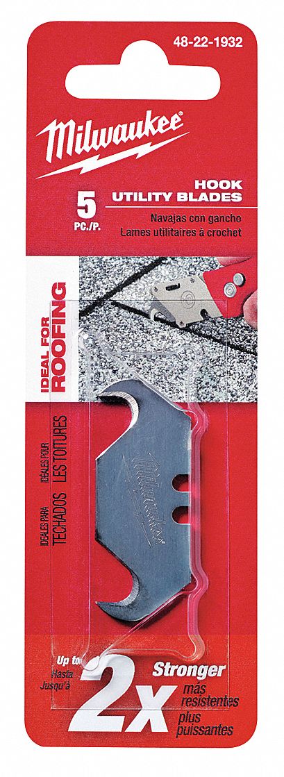 2-Ended Hook Utility Blade 3/4 W PK5