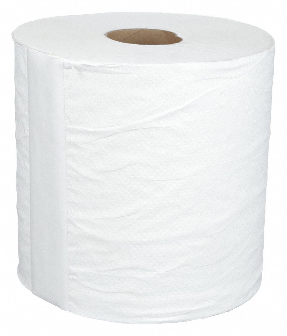 PAPER TOWEL ROLL, WHITE, 7⅞ IN ROLL WIDTH, 600 FT LENGTH, 12 IN SHEET LENGTH, 4 PK