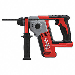 ROTARY HAMMER, CORDLESS, 18V, 3 AH, SDS-PLUS, 3/16 TO ⅜ IN, ⅝ IN, PISTOL GRIP, 1 FT-LB