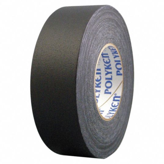 25mm x 50m Black Gaffer Tape Waterproof Duct Tape Qty 6 Rolls