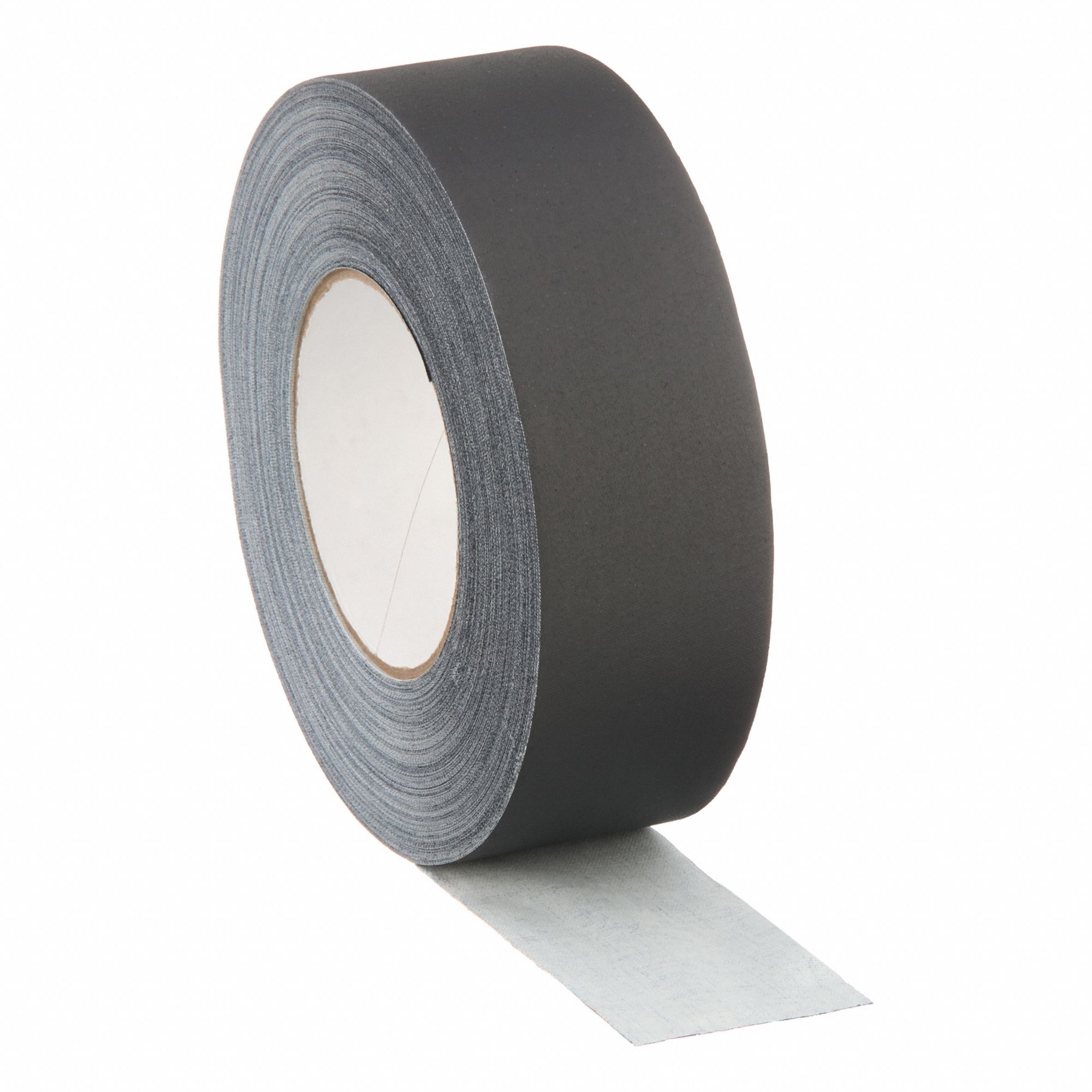 Gaffer's Tape: 1 7/8 in Wd, 54 yd Lg, 11.5 mil Thick, Black, Cloth, Vinyl Coated Cloth