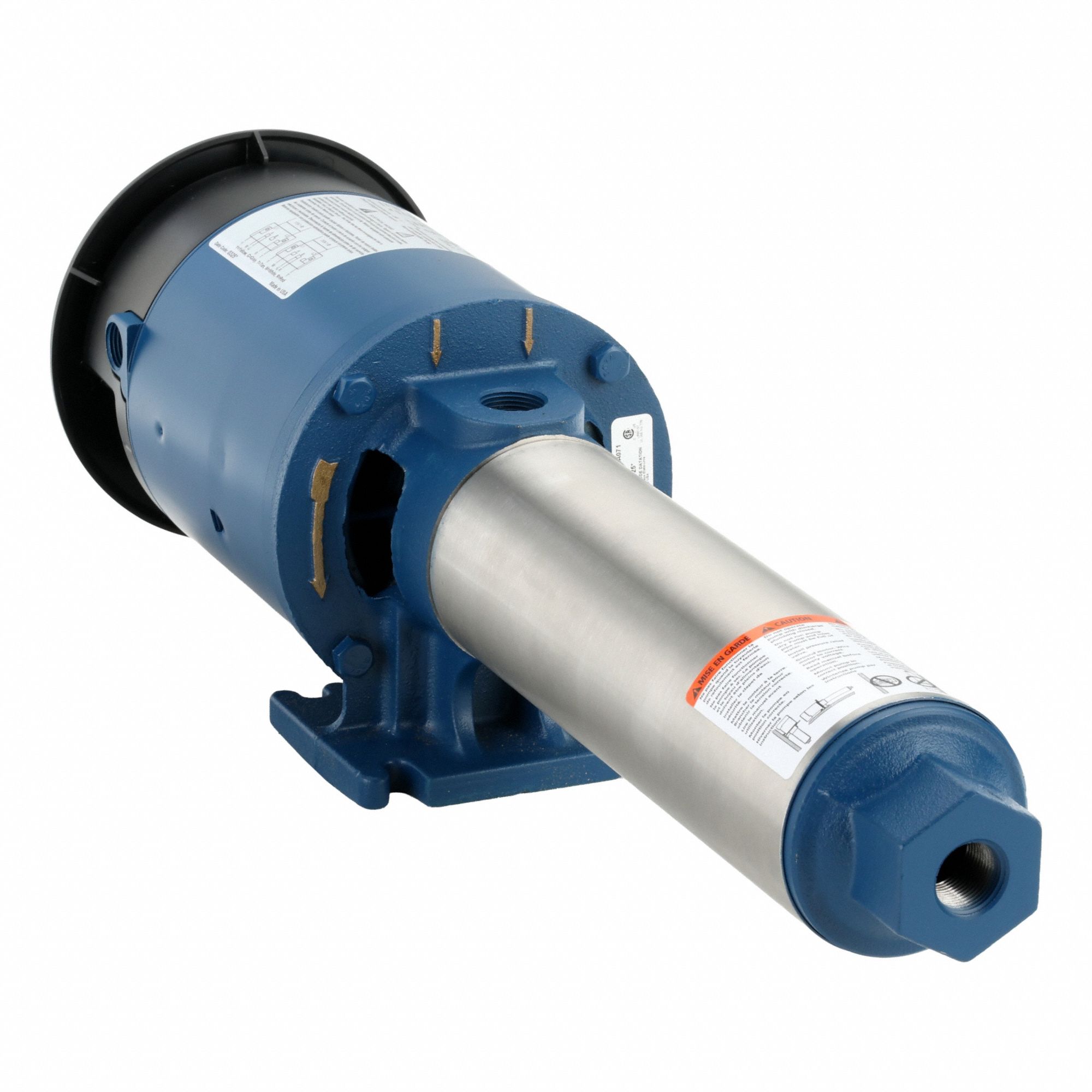 Booster Pump: 3/4 hp, Single Phase, 115/230V AC, 7 gpm Best Efficiency Flow, ODP