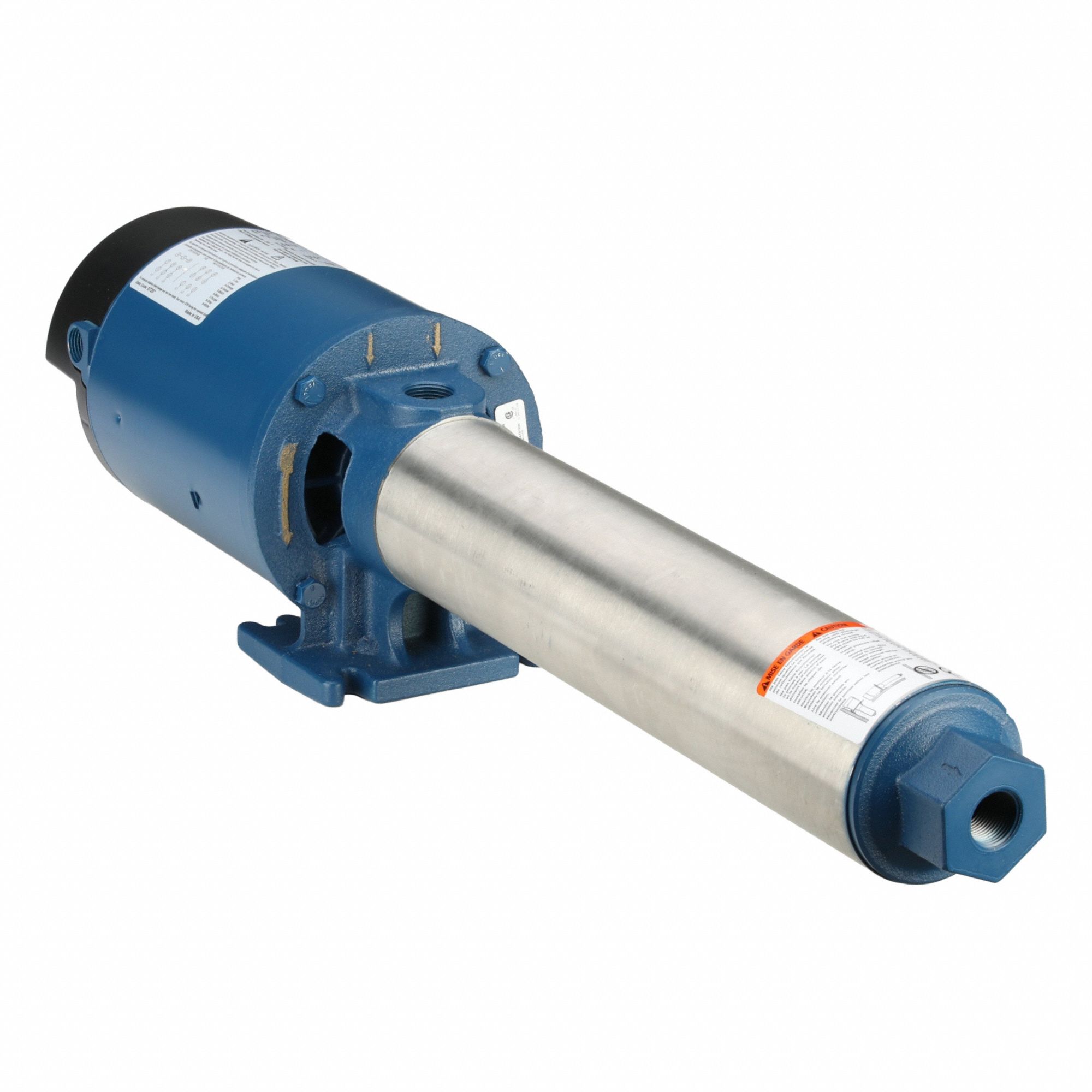 Booster Pump: 1 1/2 hp, Three Phase, 208-230/460V AC, 10 gpm Best Efficiency Flow