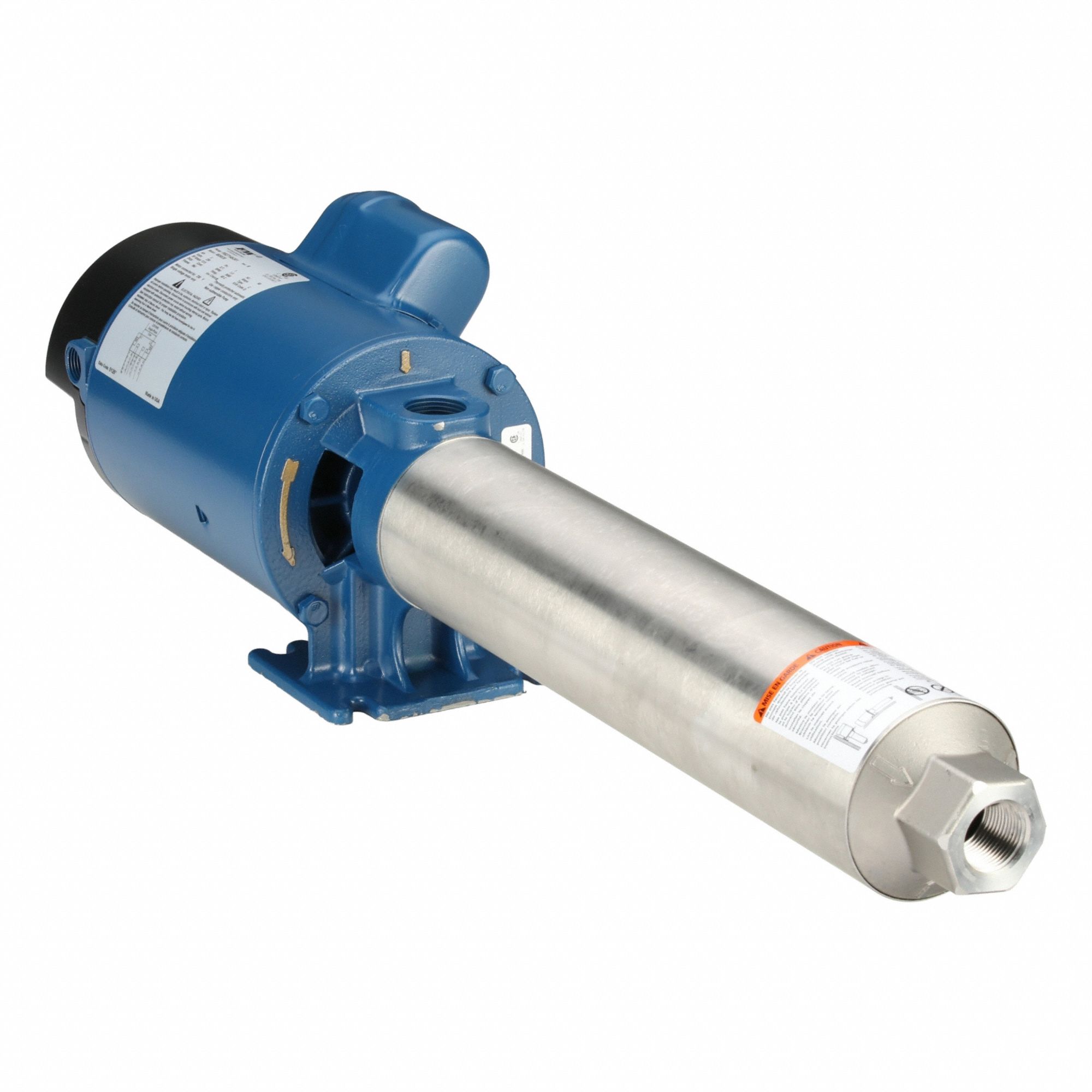 Booster Pump: 3 hp, Single Phase, 230V AC, 27 gpm Best Efficiency Flow, 1 in FNPT