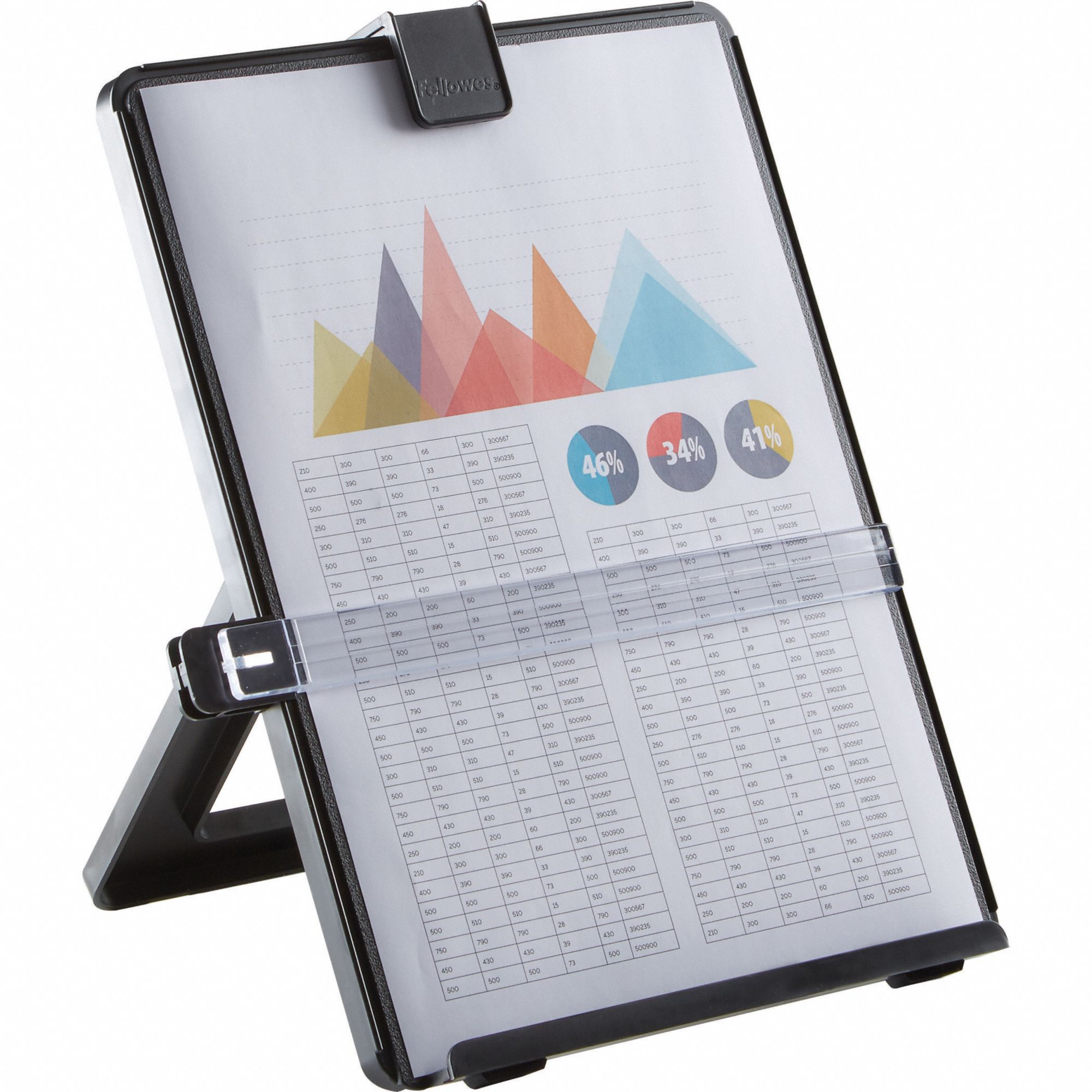 FELLOWES Copy Holder Desktop Mounting 22W77321106 Grainger