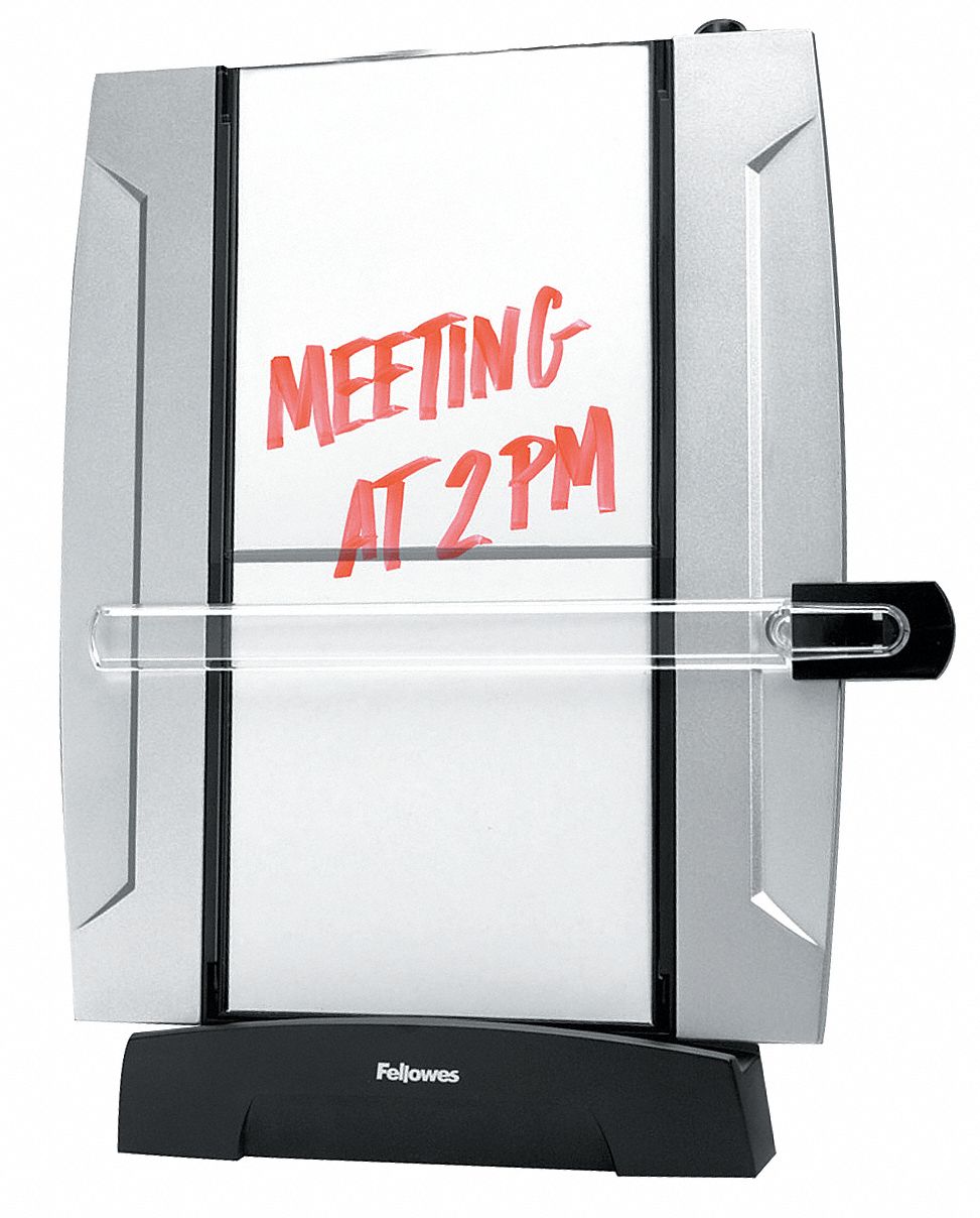 COPY HOLDER,EASEL,BLACK/SILVER