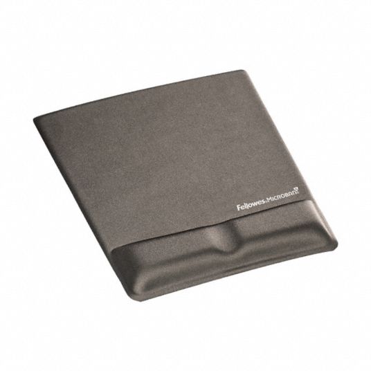 Fellowes Memory Foam Mouse Pad/Wrist Rest- Silver