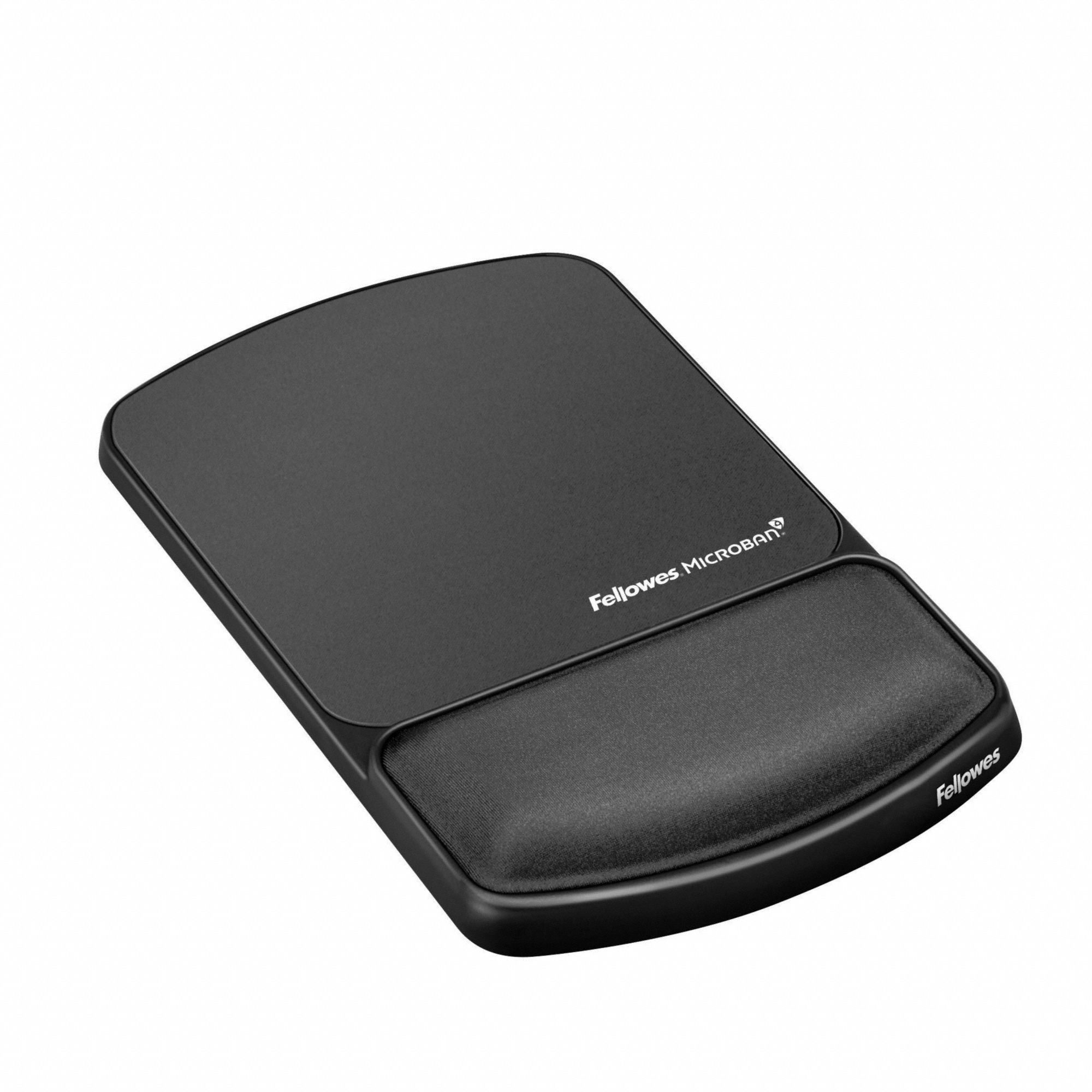 FELLOWES Mouspad w/Wrist Support: Std, Graphite, Combo Mouse/Wrist Rest