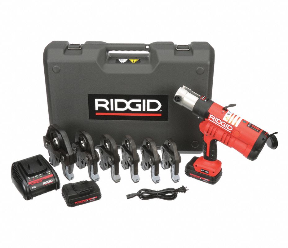 RIDGID Kit de Herramienta de Prensado Inalámbrica, Voltaje 18 - 22XH23 ...