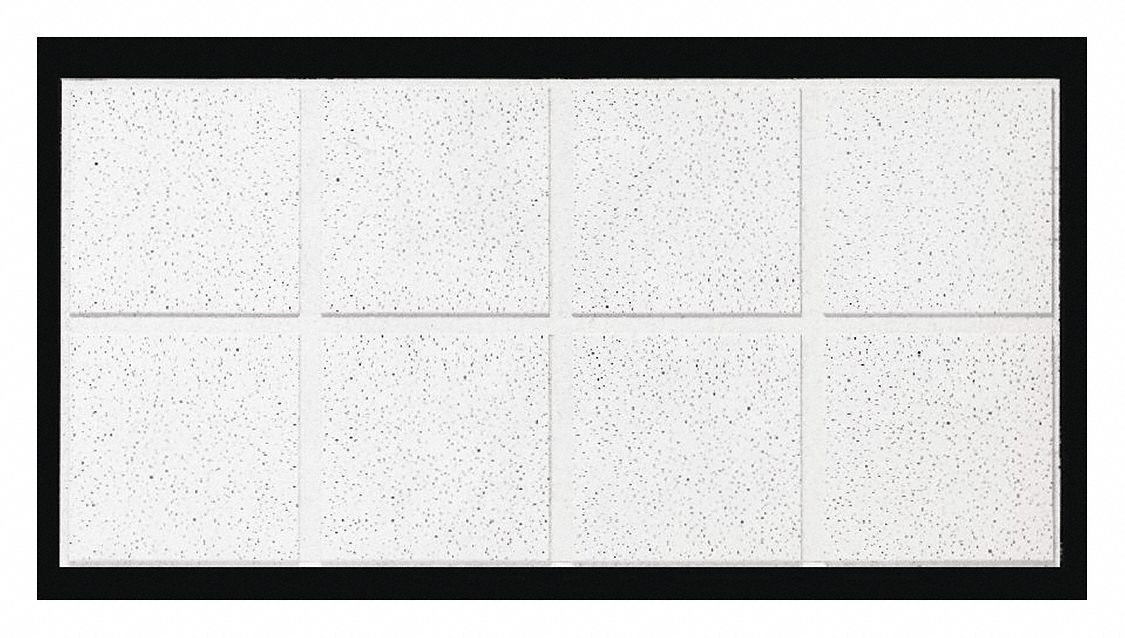 Ceiling Tile Width 24 Length 48 3 4 Thickness Mineral Fiber Pk 10