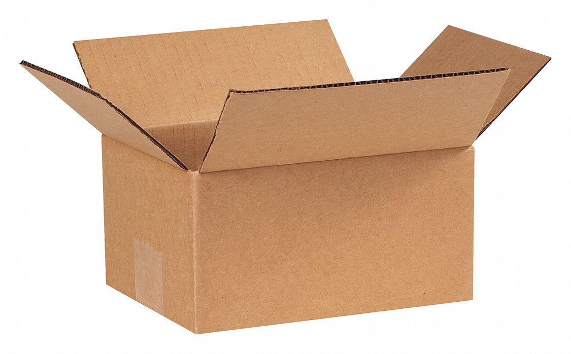 Shipping Box: 7 in Inside Lg, 6 in Inside Wd, 4 in Inside Ht, 32 ECT, Single Wall