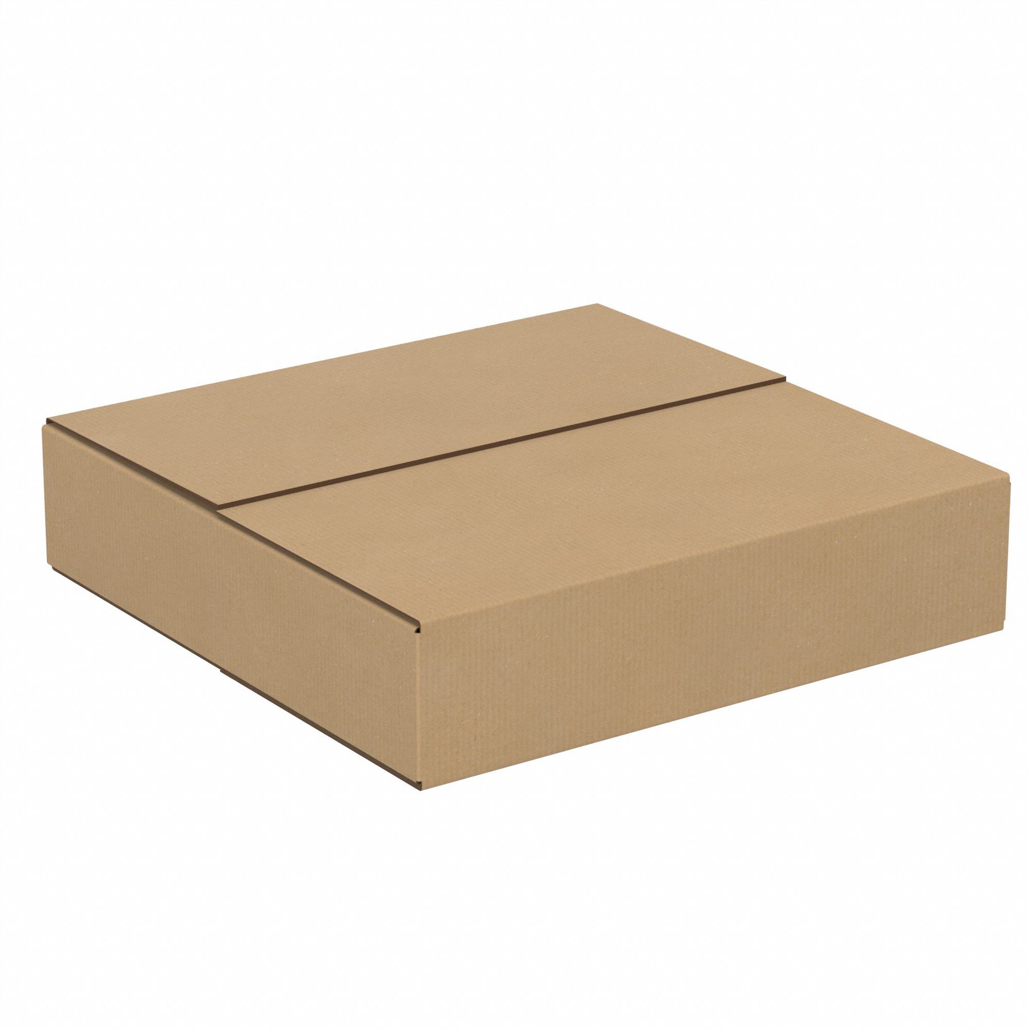 Shipping Box: 15 in Inside Lg, 15 in Inside Wd, 3 in Inside Ht, 32 ECT - Flat, Single Wall