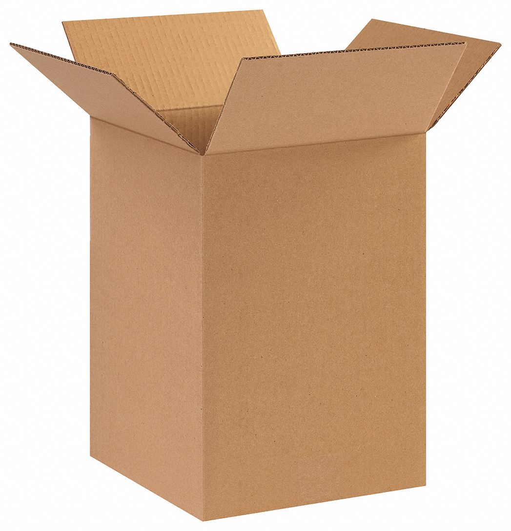 Shipping Box Kraft 14H x 10L x 10W in