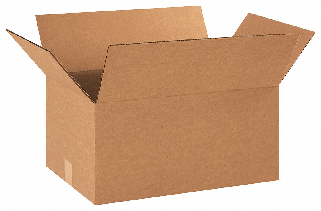 GRAINGER APPROVED 22XL63 PK 25 Shipping Box,16x12x9 in 22XL63