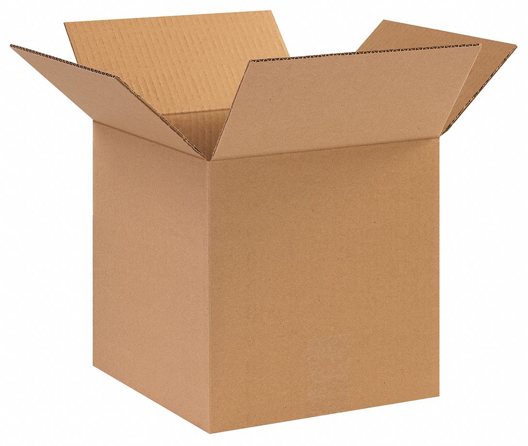 Shipping Box Kraft 10H x 10L x 10W in