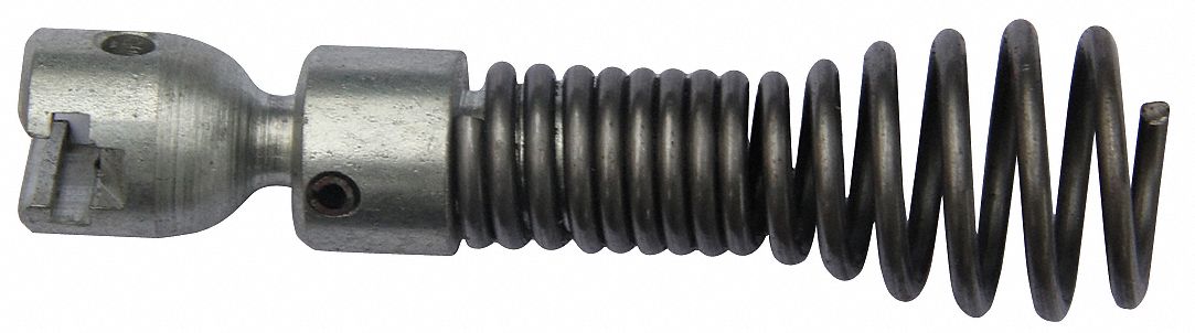 Drop Head Auger: 5/8 in Connection, 3 in Max. Pipe Dia., 3 1/2 in Lg., 7/8 in Wd.