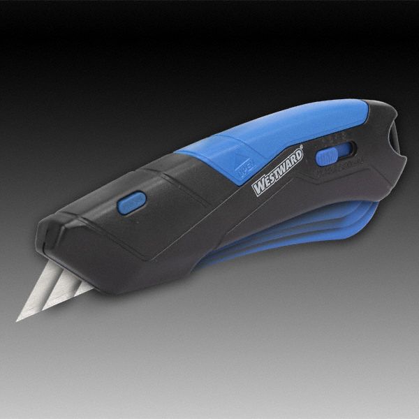 WESTWARD SelfRetracting 5 3/4 in Safety Knife, 1 EA 22XP7922XP79