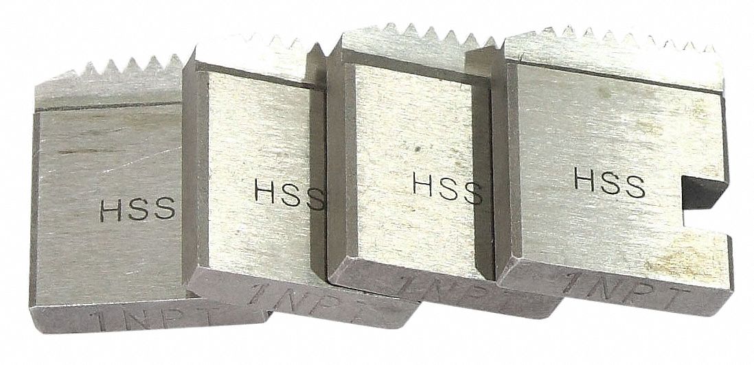 Replacement Pipe Die: For Westward Handheld Heads, 2 in Pipe, NPT, High Speed Steel