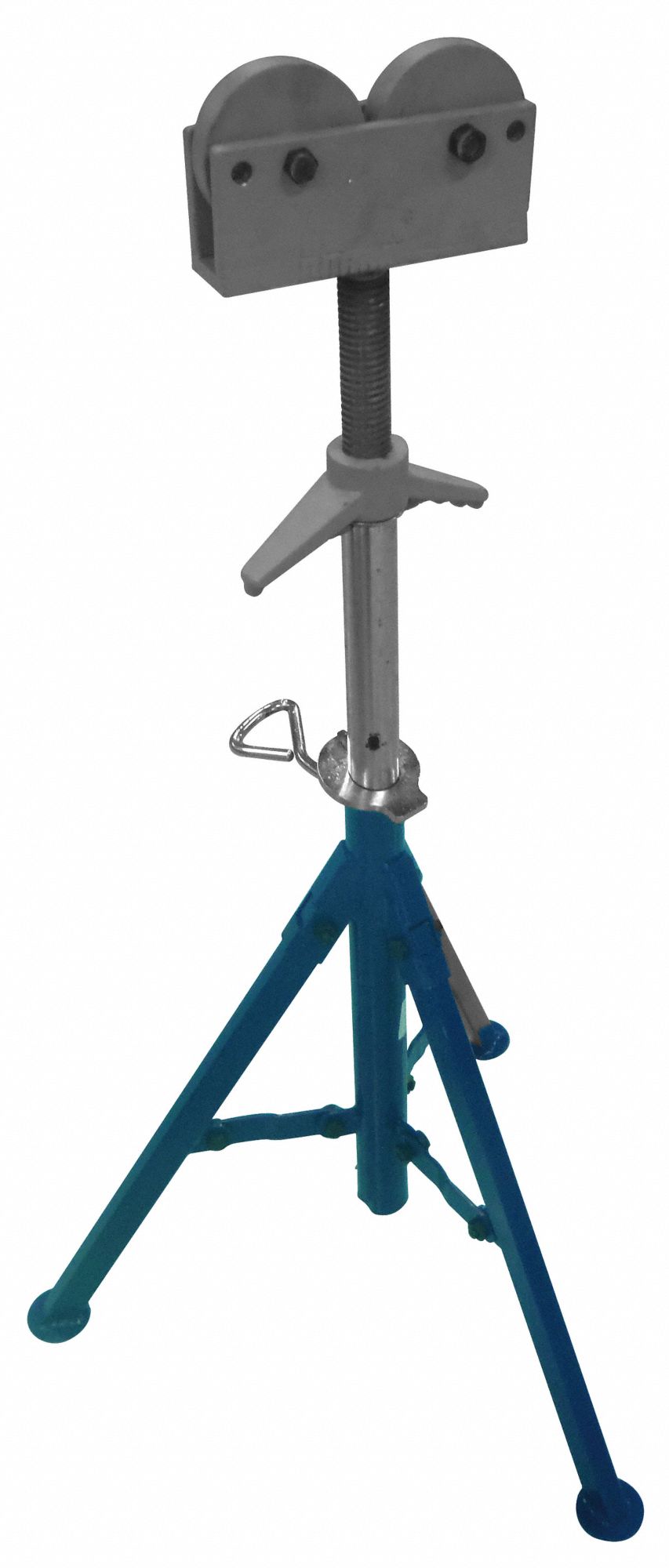 WESTWARD Roller Head Pipe Stand, 1/8 to 12 in Pipe Capacity, 32 to 55