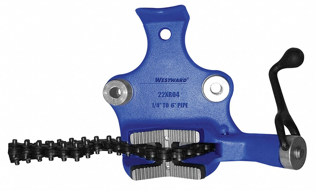 WESTWARD 22XR04 Bench Chain Vise,Top Screw,1/4 to 6 in eBay
