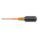 INSULATED SLOTTED SCREWDRIVER, 3/32 IN TIP SIZE, 6 3/4 IN OVERALL L, 3 IN SHANK L