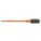 INSULATED SLOTTED SCREWDRIVER, 3/16 IN TIP SIZE, 10 3/4 IN OVERALL L, 7 IN SHANK L