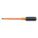 INSULATED SLOTTED SCREWDRIVER, 5/16 IN TIP SIZE, 12 1/4 IN OVERALL L, 7 IN SHANK L