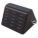 WHEEL CHOCK, RUBBER, 8 IN OVERALL L, 9 IN OVERALL W, 5½ IN OVERALL H, 1 CHOCK, BLACK, RUBBER