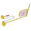 Double Rail Cars Wheel Chocks with Rope or Chain image