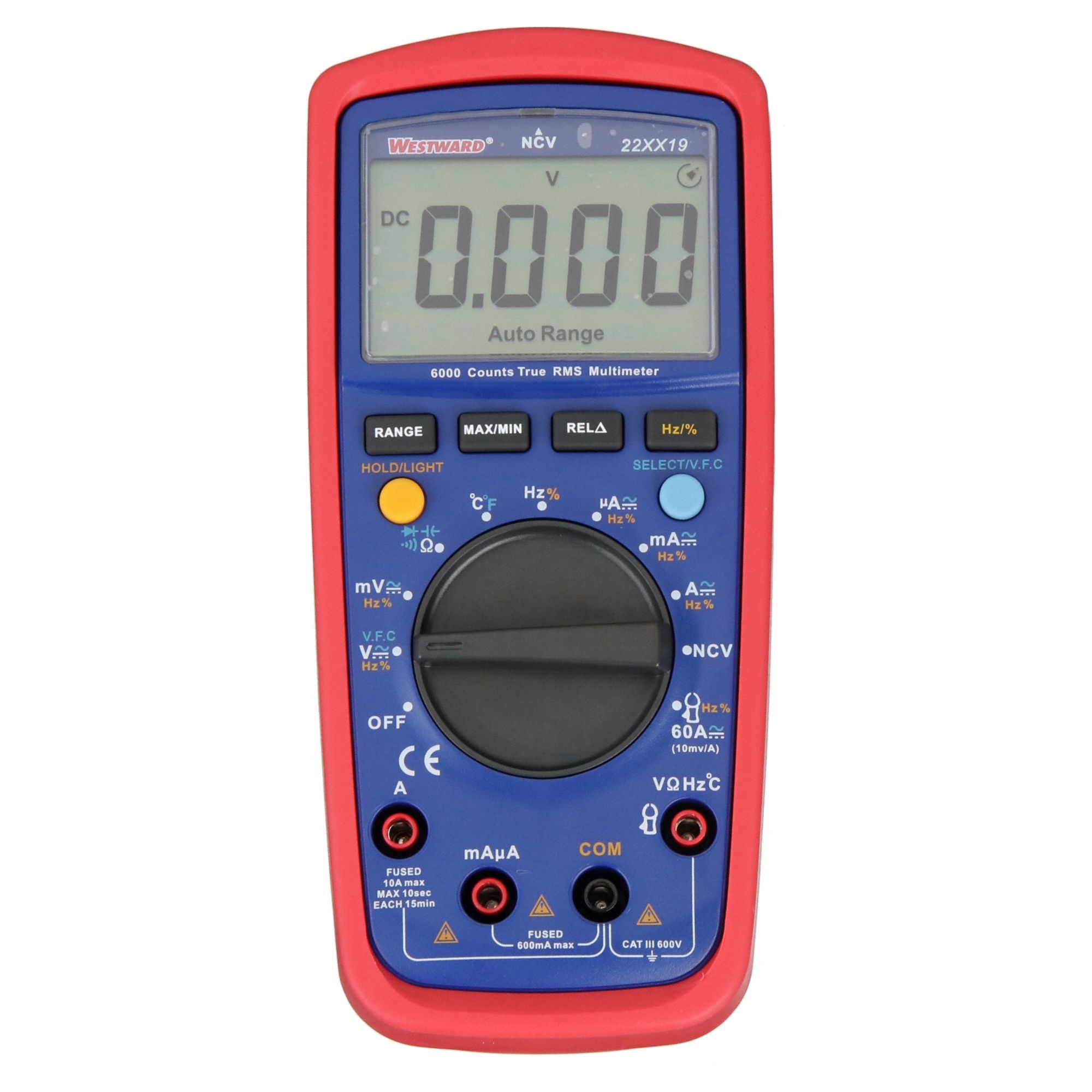 DIGITAL MULTIMETER,60 OHMS,6000 CNT