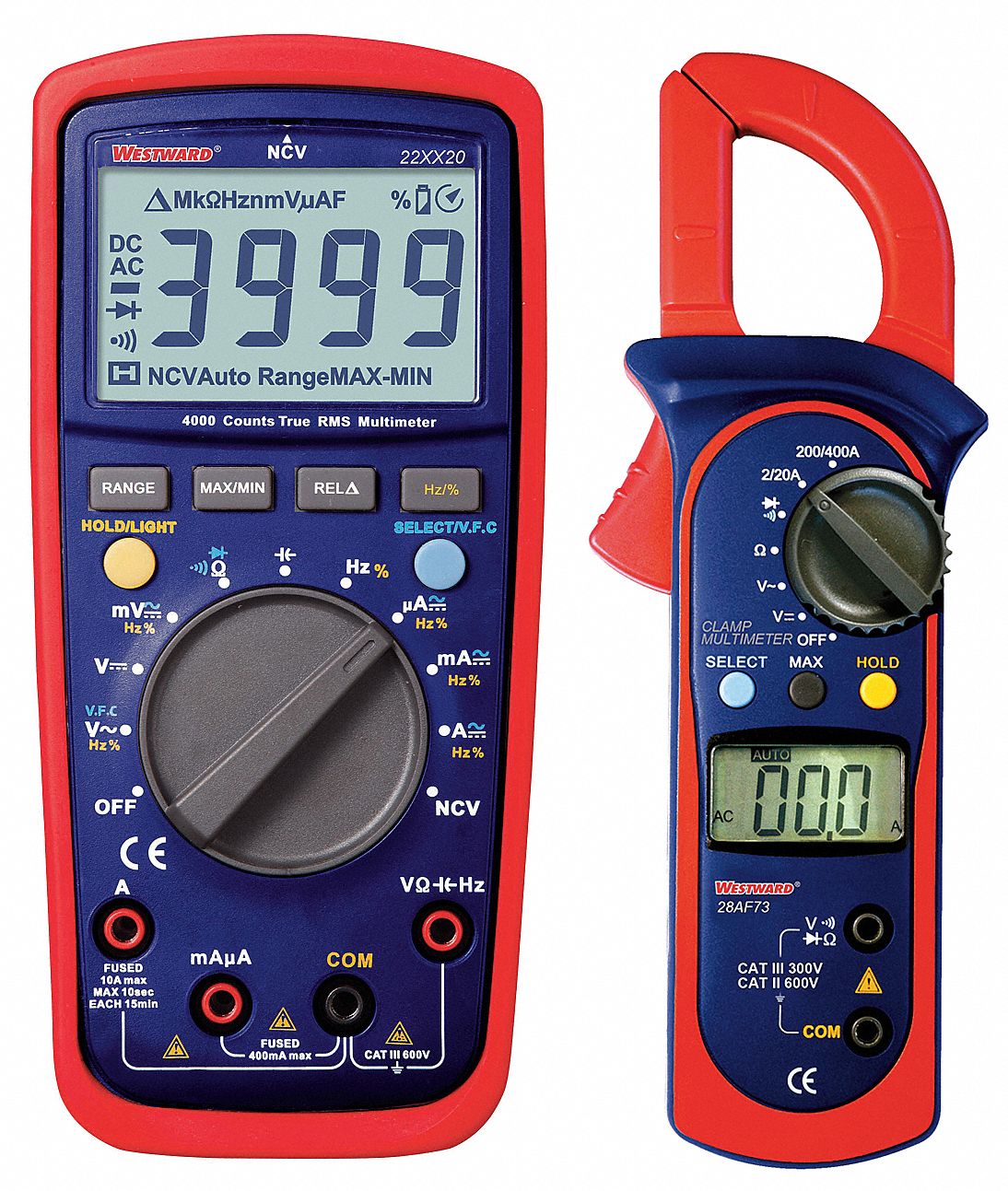 22XX28 - Digital Multimeter and Clamp On Ammeter
