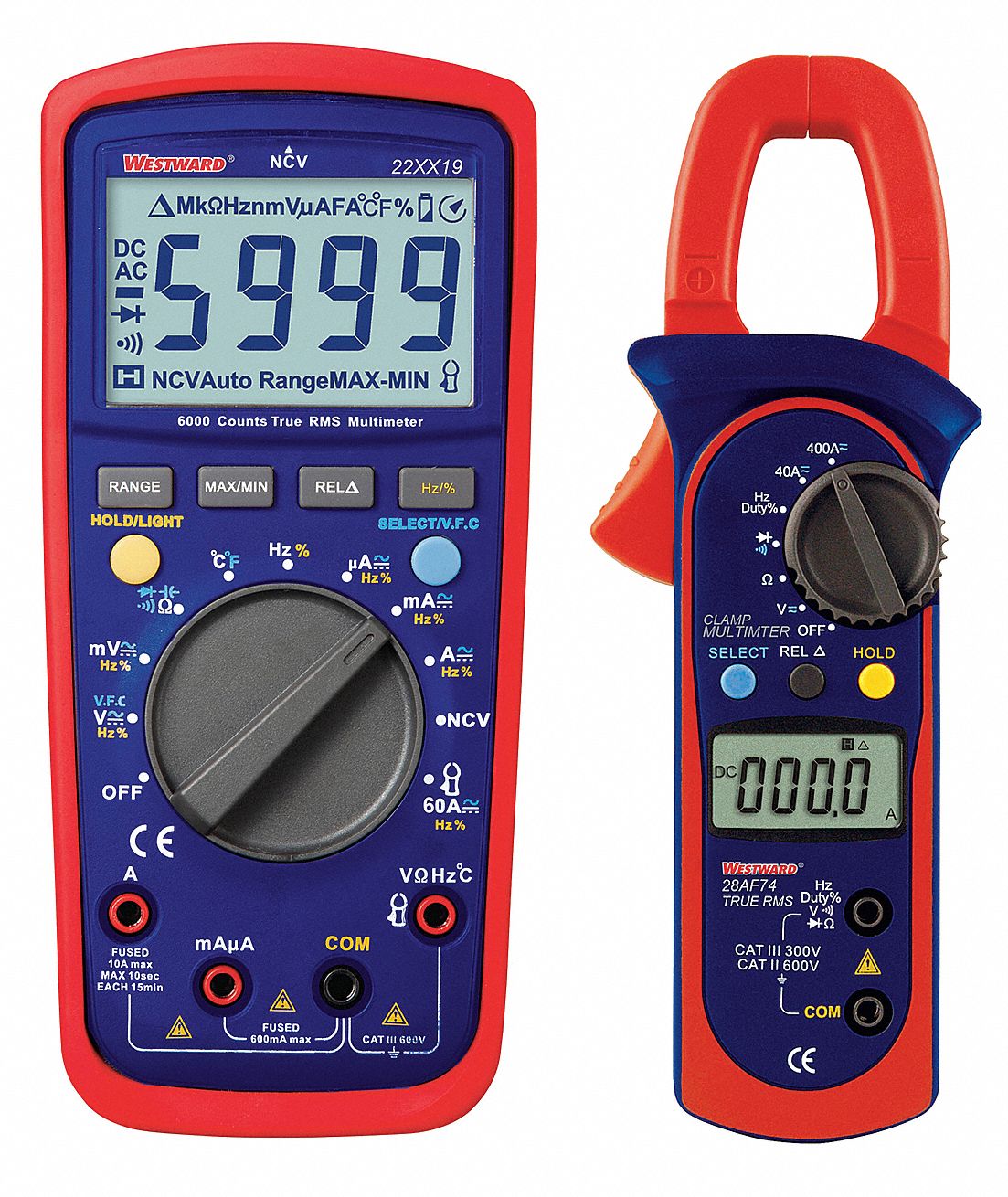 WESTWARD 22XX29 Digital Multimeter and Clamp On Ammeter 190735776292 eBay