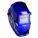 AUTO-DARKENING WELDING HELMET, 2 ARC SENSORS, GRAPHICS, BLK/BL/WHITE, W9-13, ANALOG