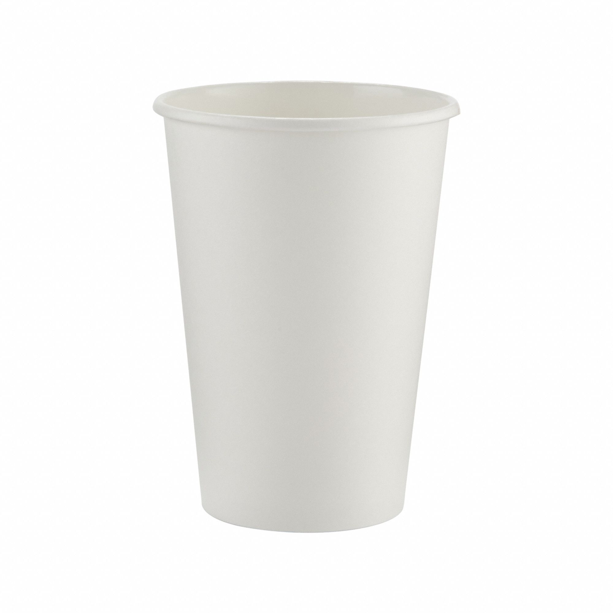 16 oz. Dixie Simply White Paper Hot Cups, Case of 1,000