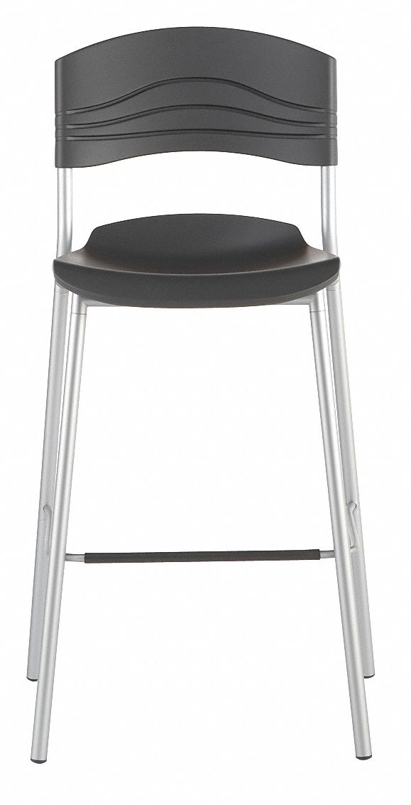 CAFE BISTRO STOOL,44"H,22"W,GRAPHITE