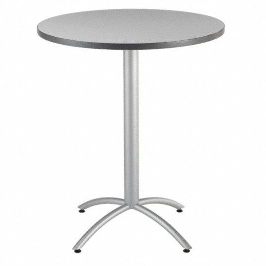 Round Bistro Table Gray Height 42, 36 Round Bistro Table