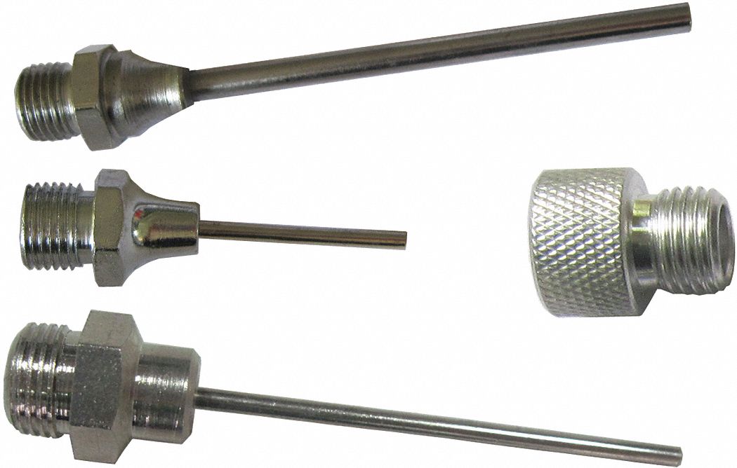 SPEEDAIRE Zinc/Brass Air Gun Nozzle Set 22YK7122YK71 Grainger