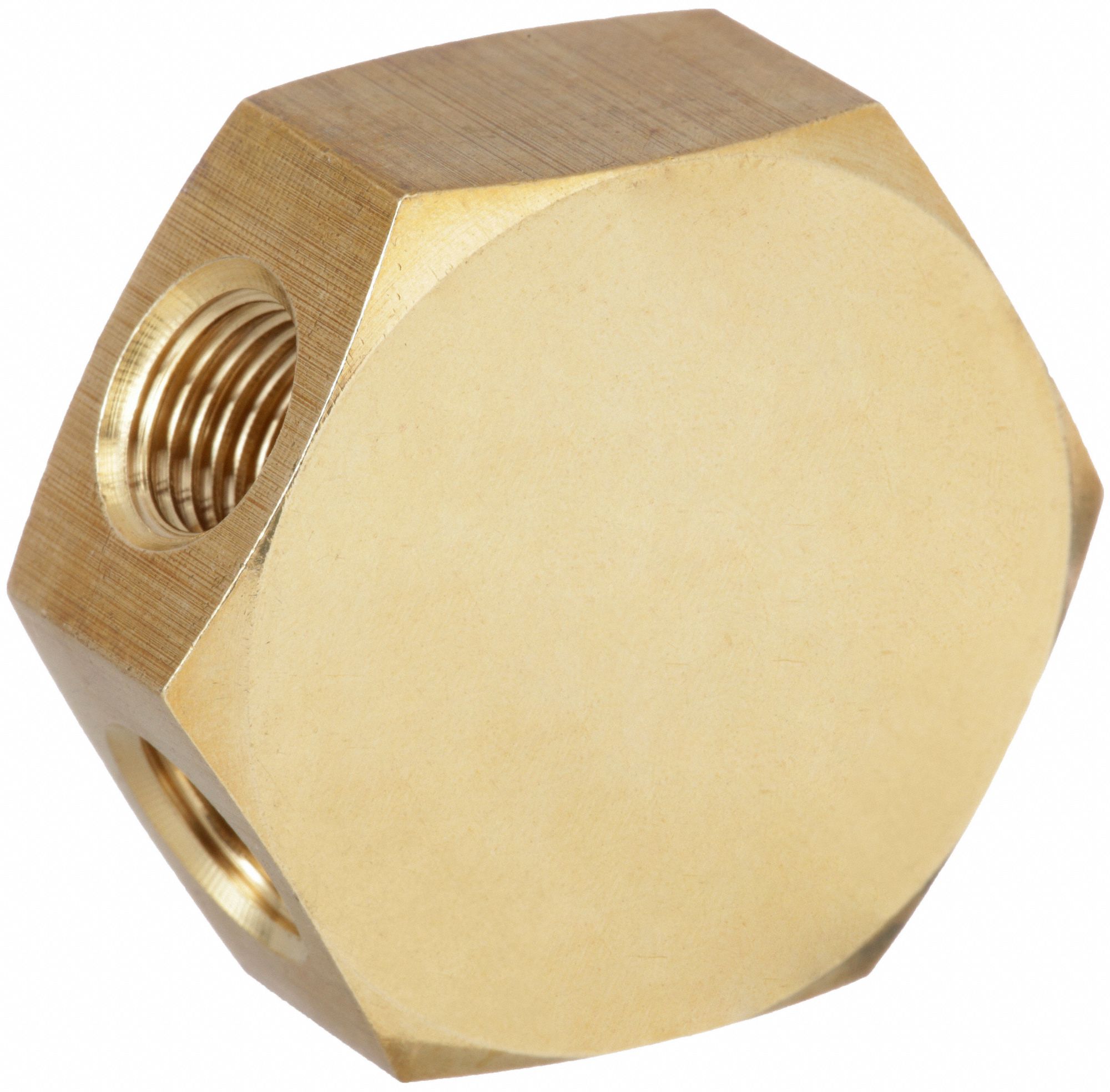 SPEEDAIRE Air Gun Manifold Brass, 3/4 in Overall Lg, 1/4 in FNPT