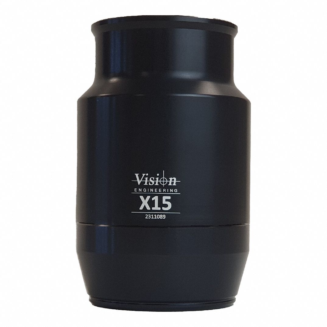 Mantos PIXO/ERGO 15X Objective Lens: 15X PIXO/ERGO Objective, 40 mm