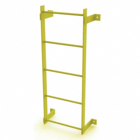 TRIARC Ladder, Steel, Standard Fixed, 5Rung 231D80WLFS0105Y