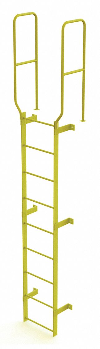 TRI-ARC, 12 ft Overall Ht, 28 in Overall Wd, Ladder,Walk-Thru Fixed ...