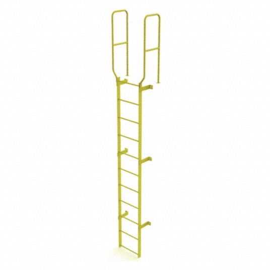 TRI-ARC, 14 ft Overall Ht, 28 in Overall Wd, Ladder,Walk-Thru Fixed ...