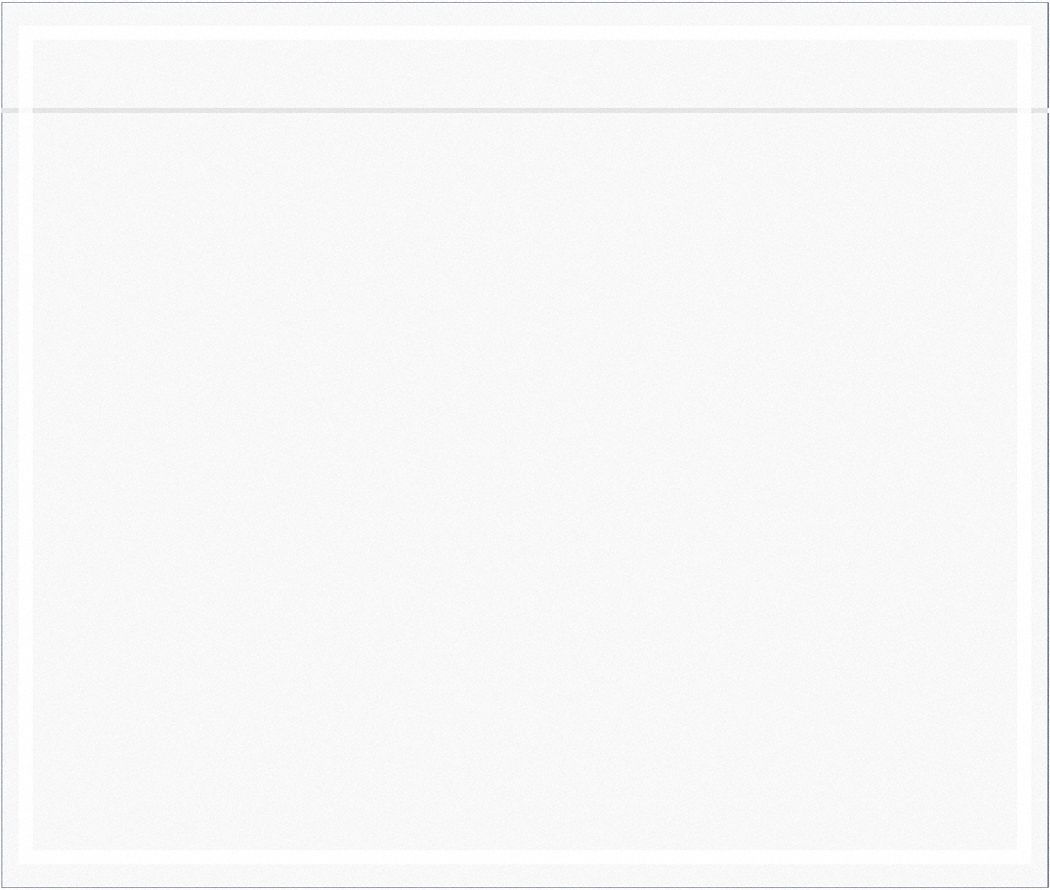 Clear Doc Envelope 6-1/2x5-1/2 PK1000